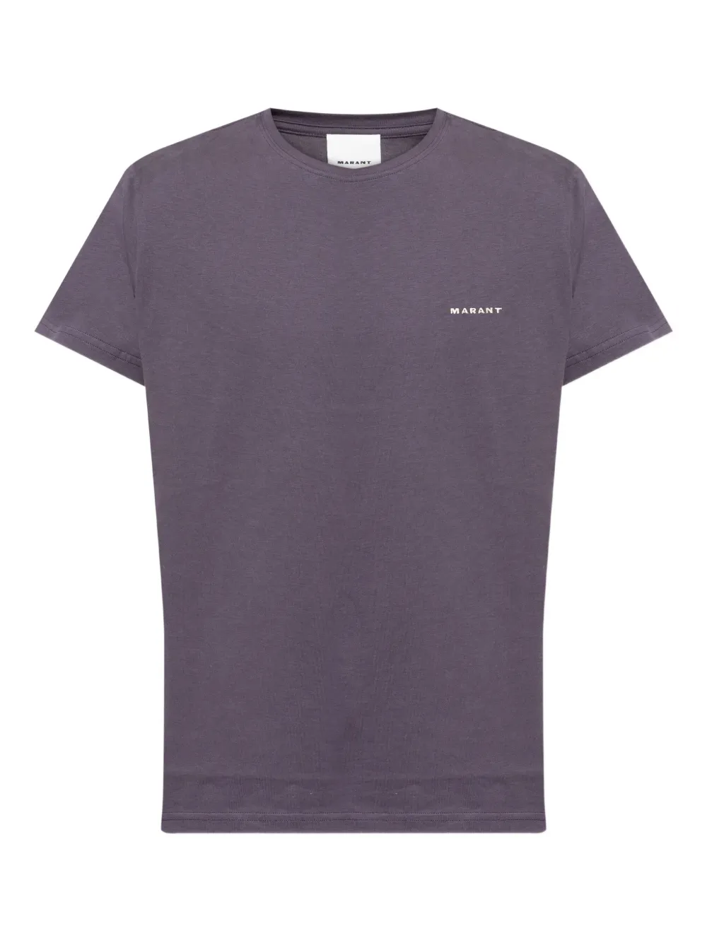 MARANT logo-embroidered cotton t-shirt | Blue | Image 1