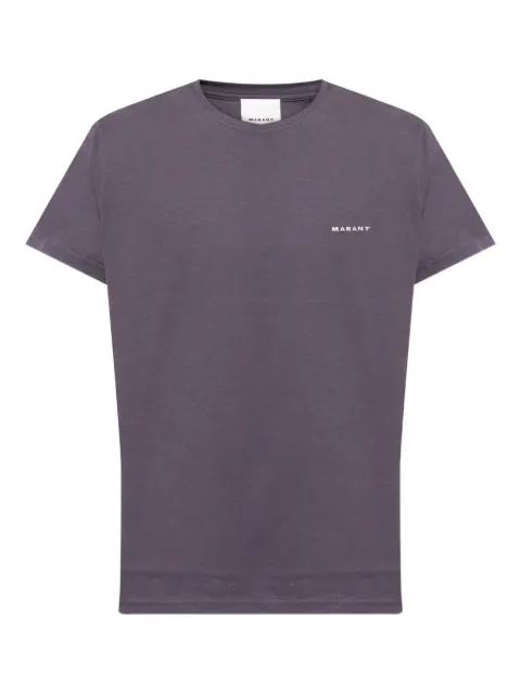 MARANT logo-embroidered cotton t-shirt