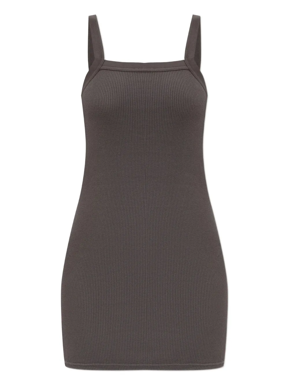 Alexander Wang ribbed square-neck dress Grijs