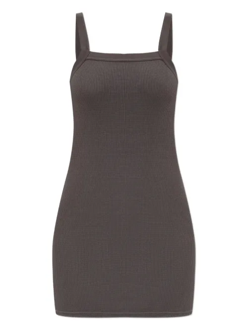 Robe nervurée à encolure carrée - Alexander Wang - Modalova