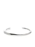 Jacquemus Le Bracelet Tourni twisted silver bangle