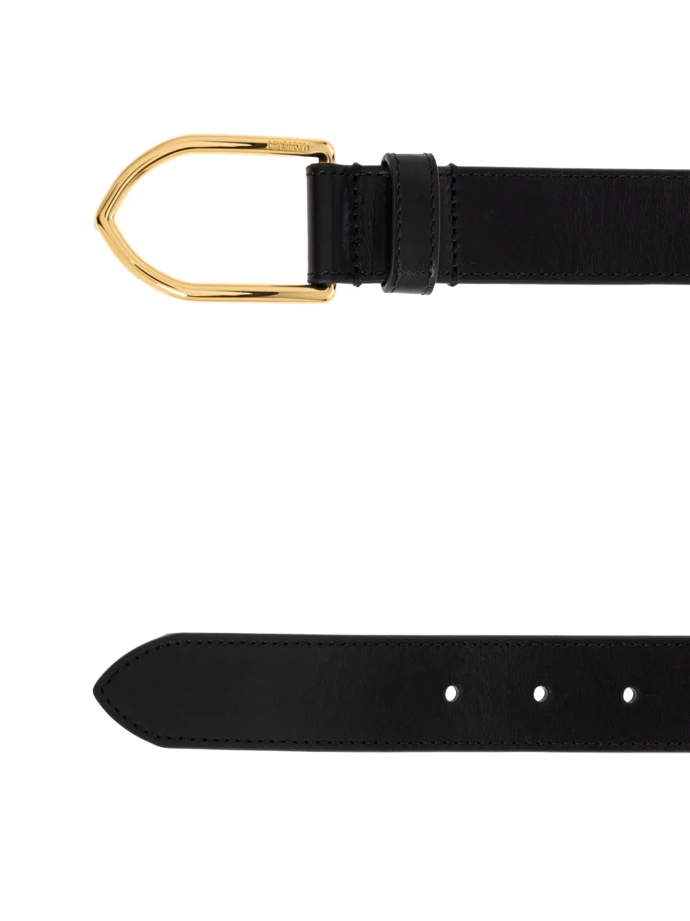 Jacquemus La Ceinture Bambino leather belt Zwart