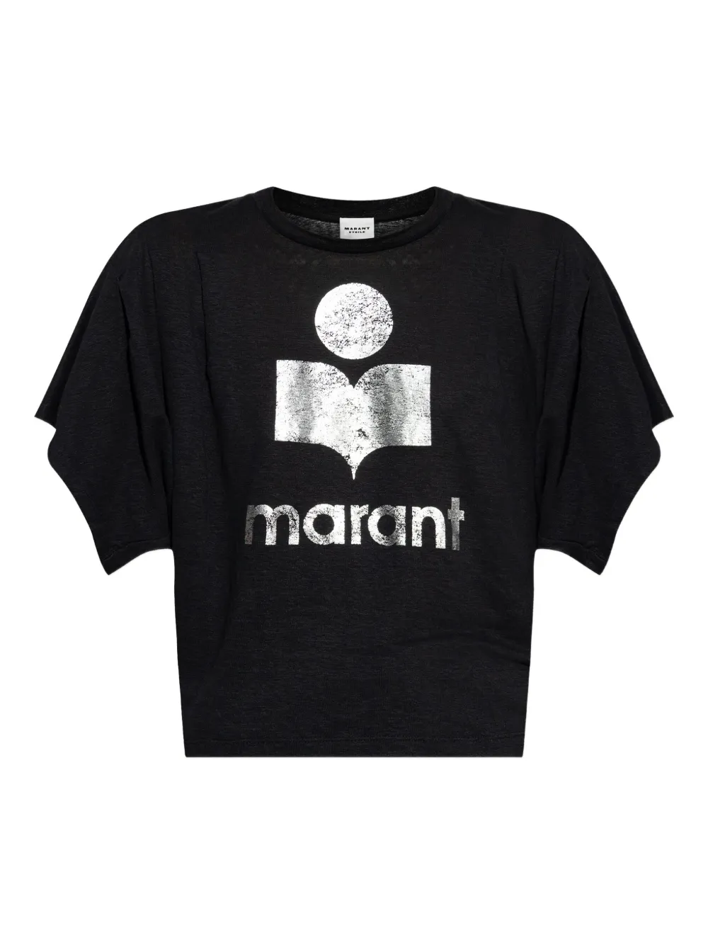 MARANT ÉTOILE logo-print t-shirt | Black | Image 1