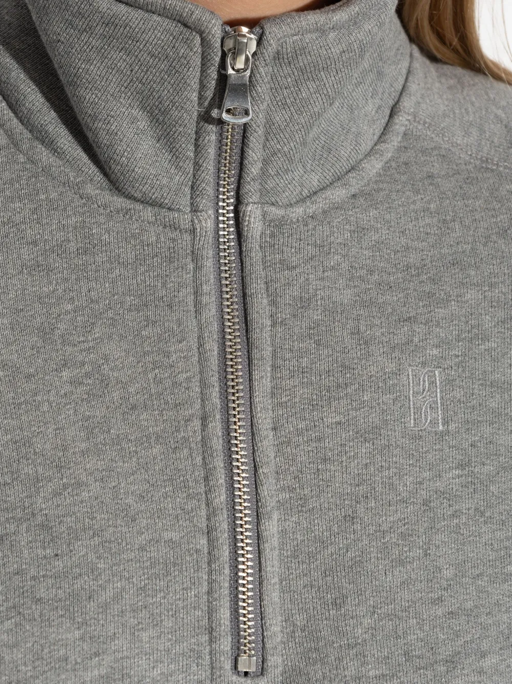 By Malene Birger Lipa half-zip sweatshirt Grijs