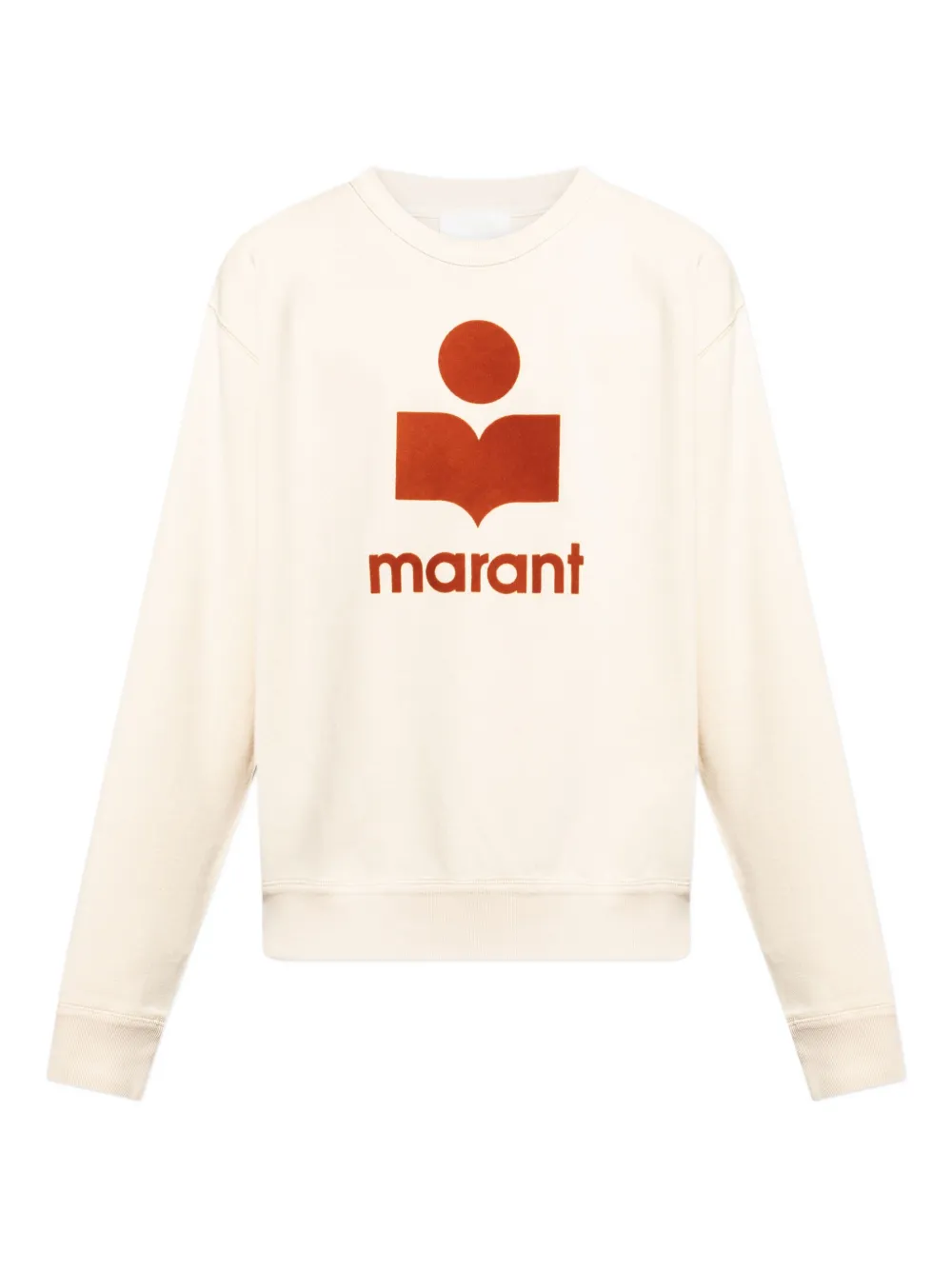 MARANT logo-print cotton sweatshirt | Neutrals | Image 1