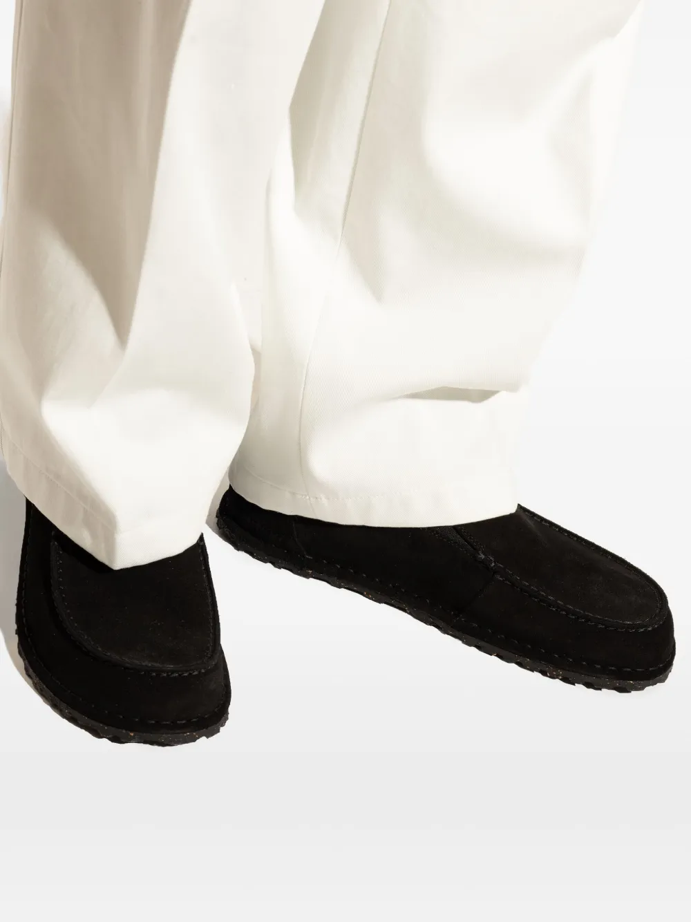Birkenstock Utti Shearling suede loafers Black
