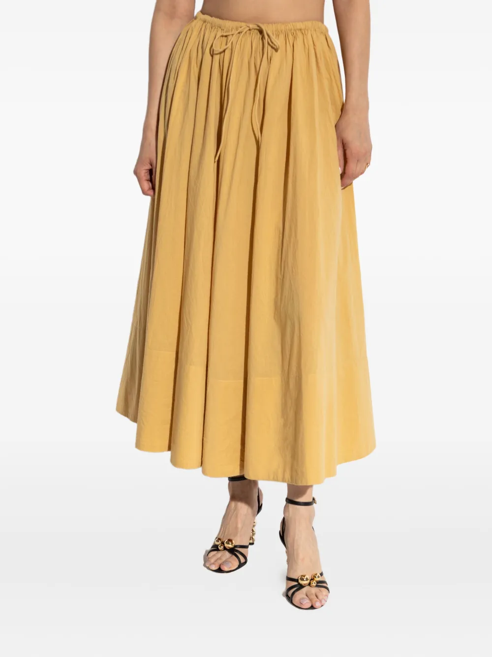 By Malene Birger Pheo drawstring skirt Geel