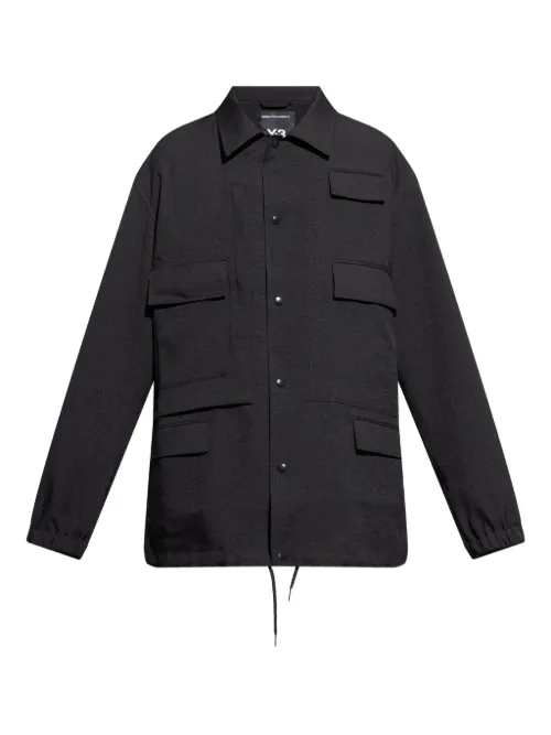 Veste boutonnée à poches multiples - Y-3 - Modalova
