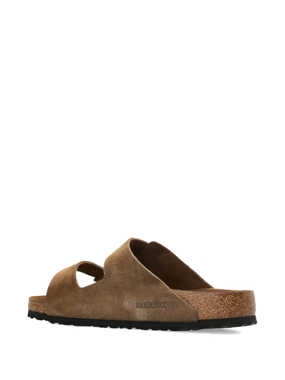 Birkenstock Arizona double-buckle suede sandals Brown