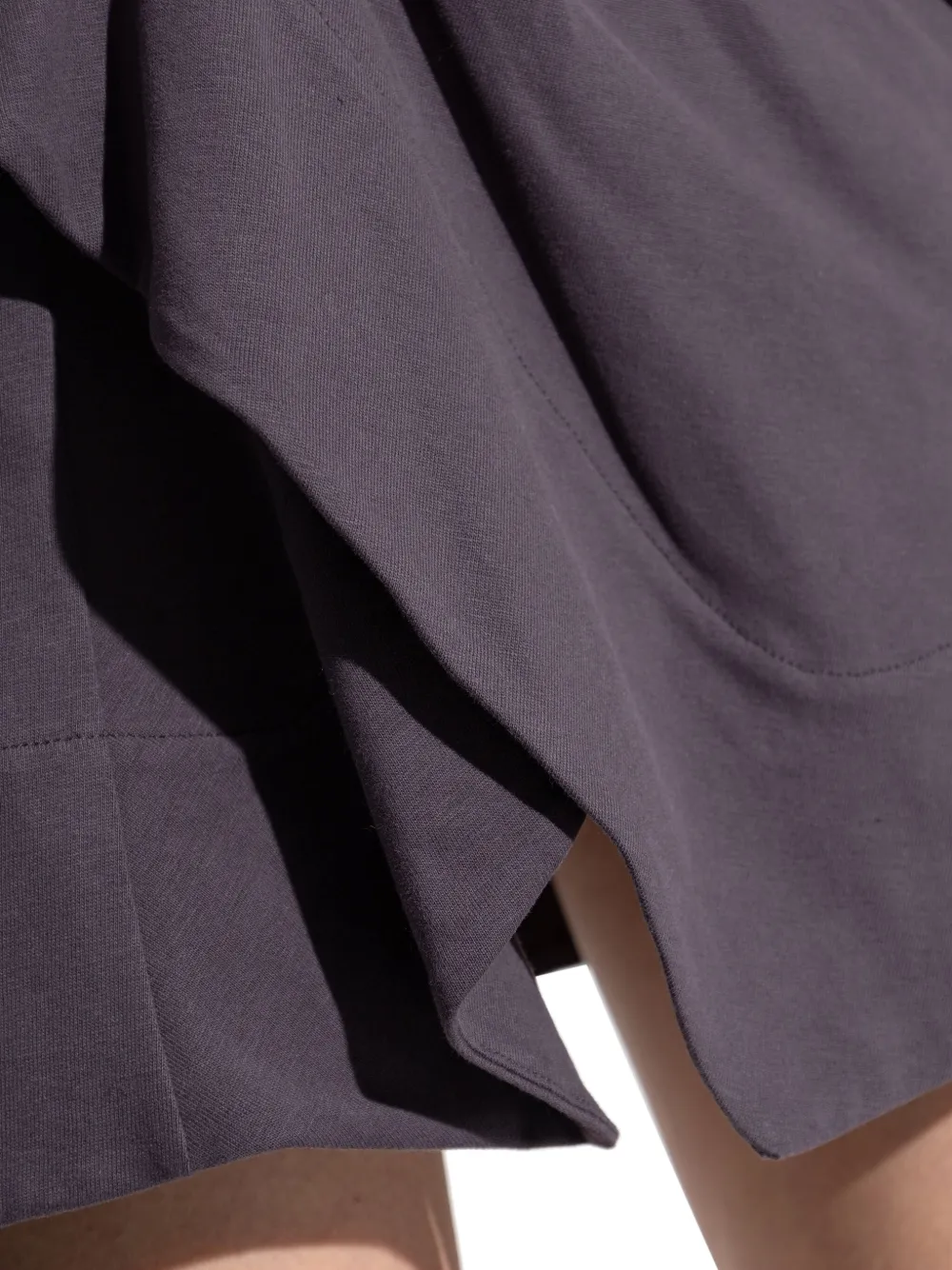 ISABEL MARANT Berenice mini-rok met gewikkeld effect Paars