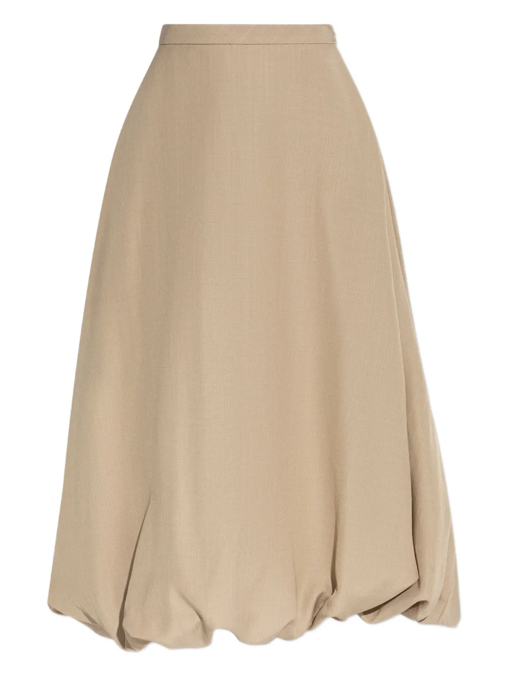 By Malene Birger Aubrey balloon-hem maxi skirt Beige