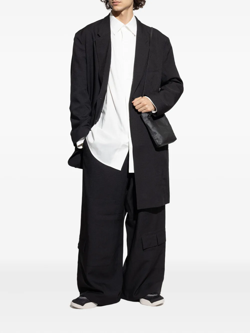 Y-3 asymmetrical single-button blazer | Blazers | Image 2