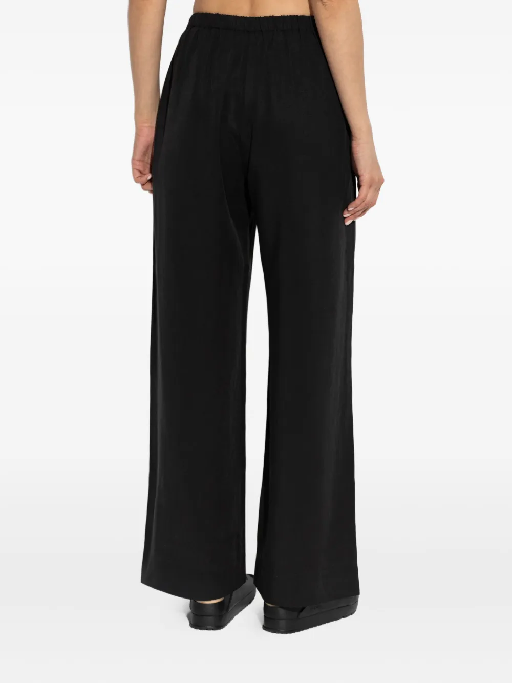 By Malene Birger Cabello elastic-waist trousers Zwart