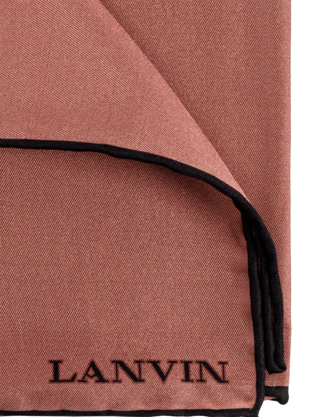 Lanvin silk two-tone scarf Roze