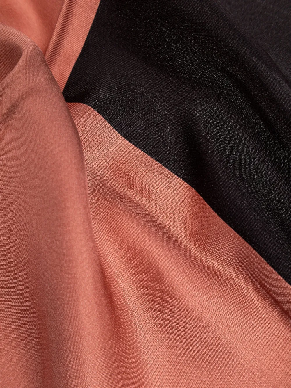 Lanvin silk two-tone scarf Roze