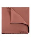 Lanvin silk two-tone scarf - Pink