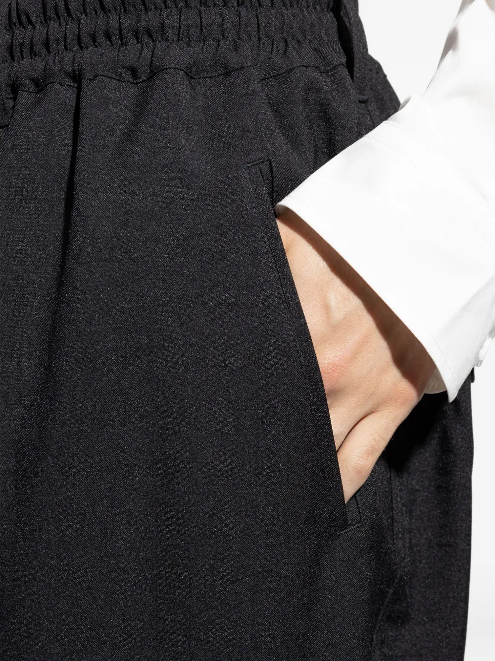 Y-3 Broek met trekkoord Zwart