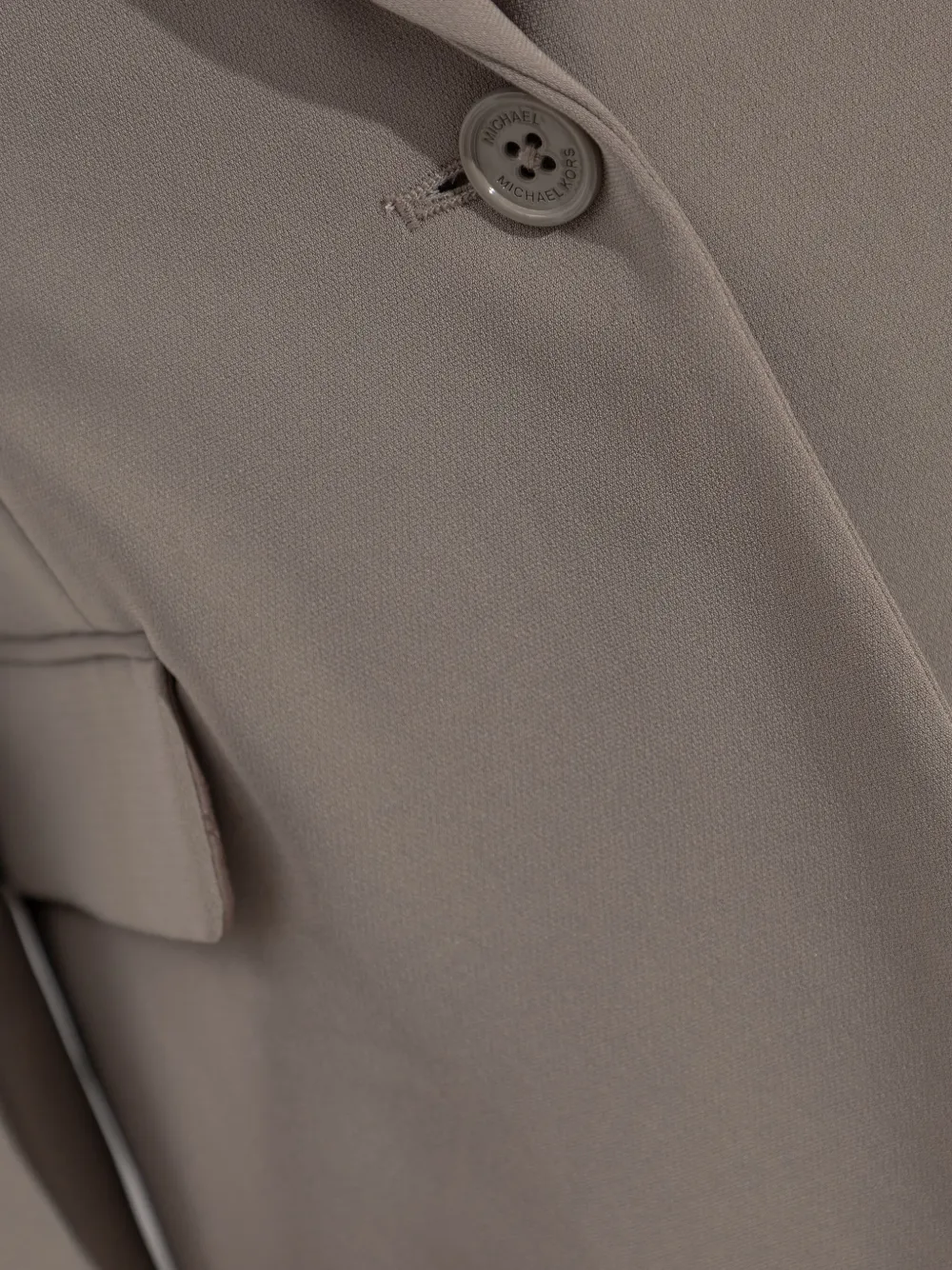 Michael Kors Blazer met enkele knoop Beige