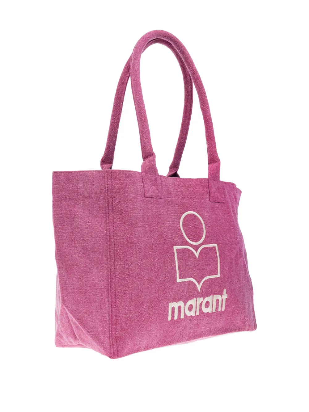 ISABEL MARANT Yenky logo-embroidered tote bag Roze