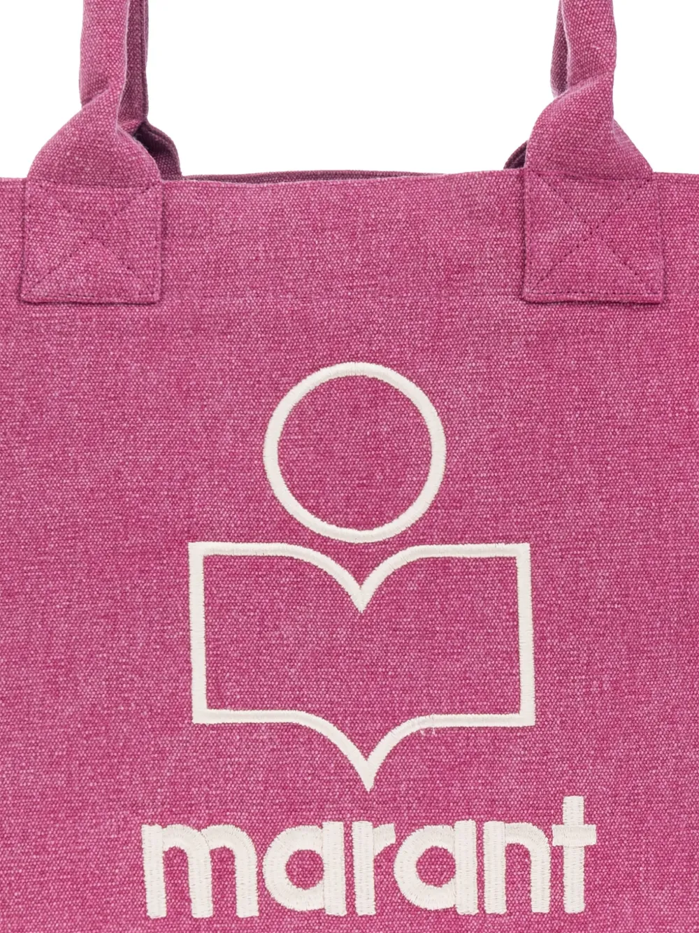 ISABEL MARANT Yenky logo-embroidered tote bag Roze