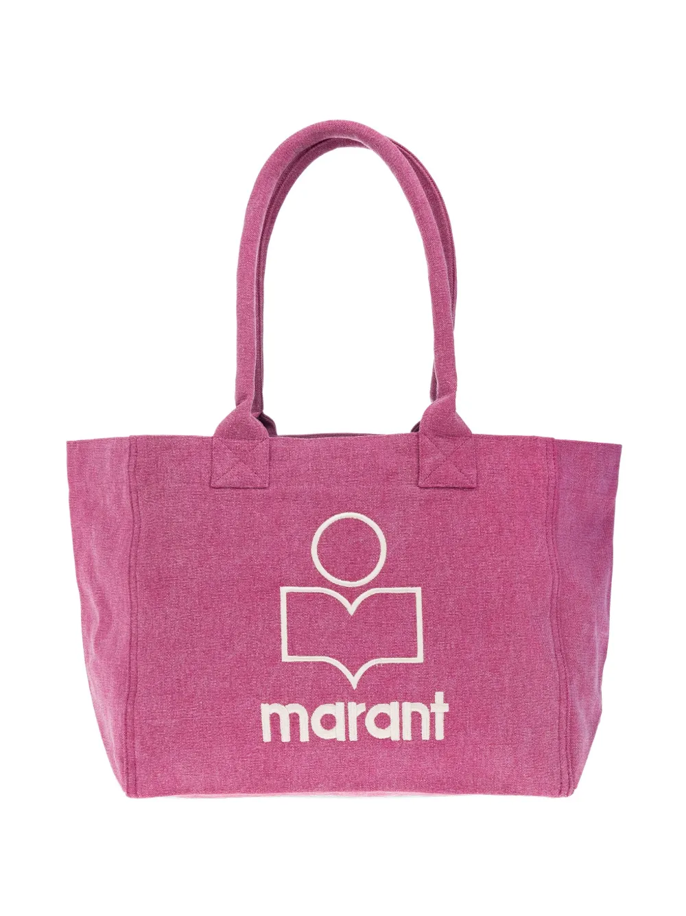 ISABEL MARANT Yenky logo-embroidered tote bag Roze