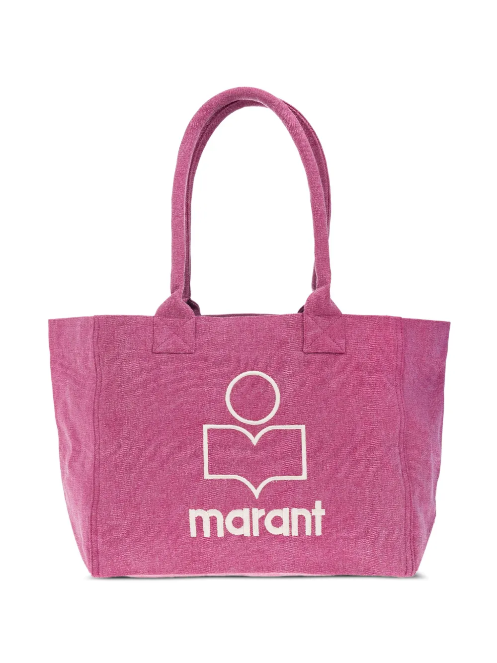ISABEL MARANT Yenky logo-embroidered tote bag Roze