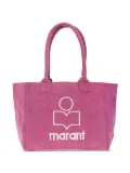 ISABEL MARANT Yenky logo-embroidered tote bag - Pink