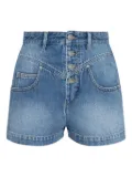 ISABEL MARANT button-fastening denim shorts - Blue