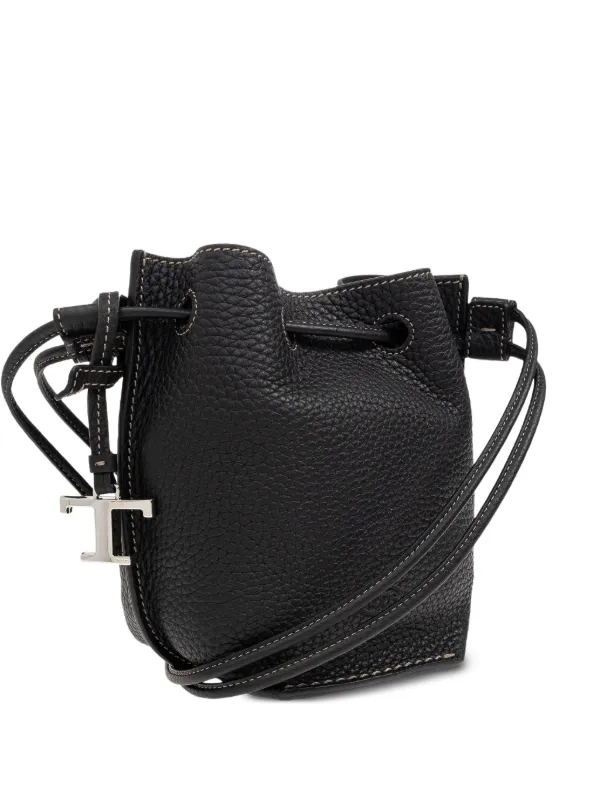 Tod's レザーバケットバッグ | ブラック | FARFETCH JP