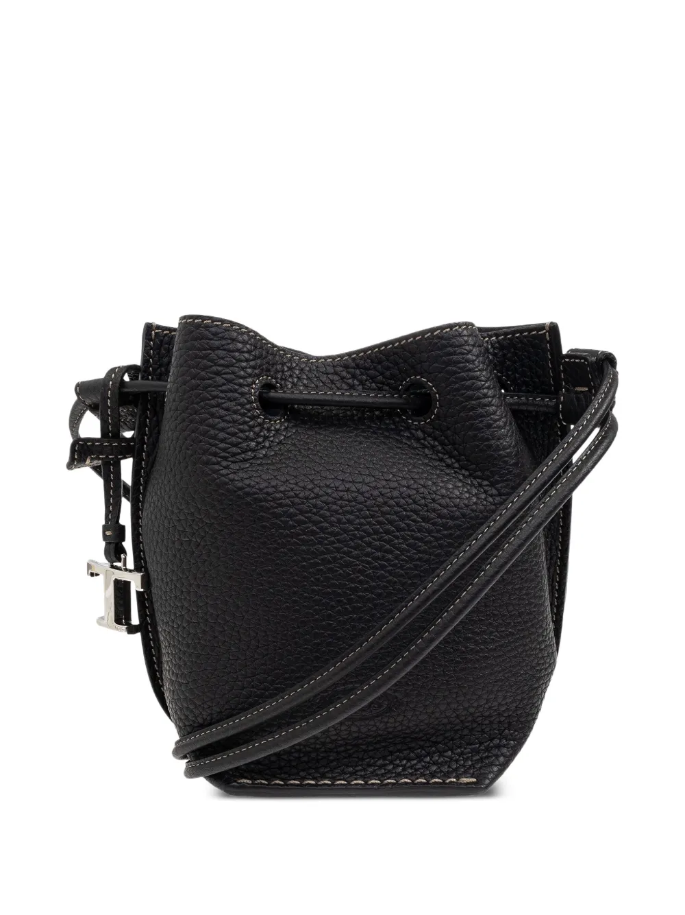 Tod's Leren bucket-tas Zwart