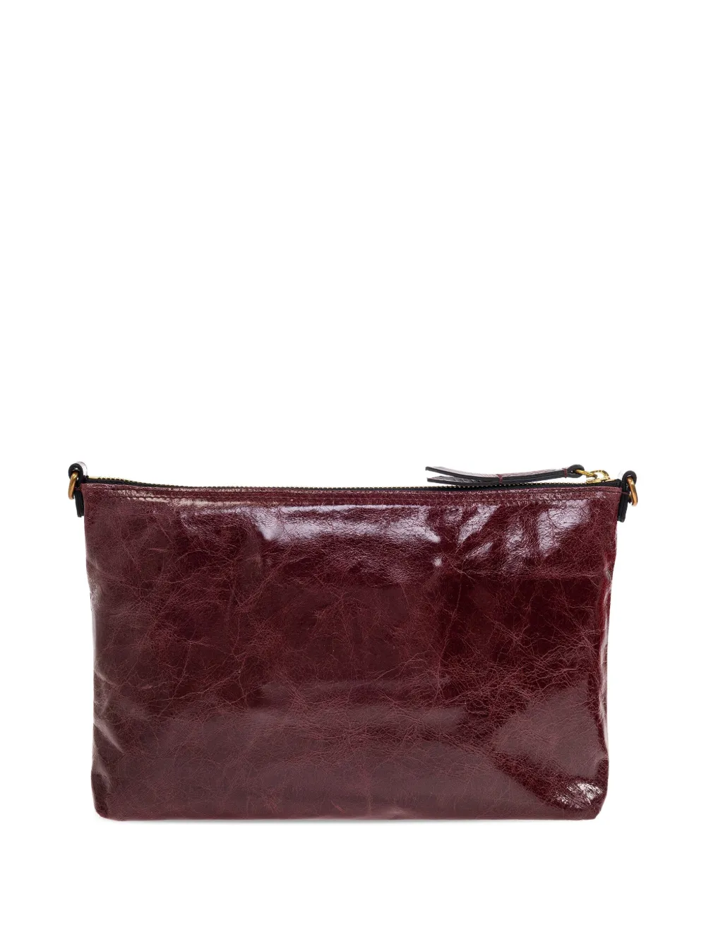 ISABEL MARANT leather logo-strap tote bag Rood
