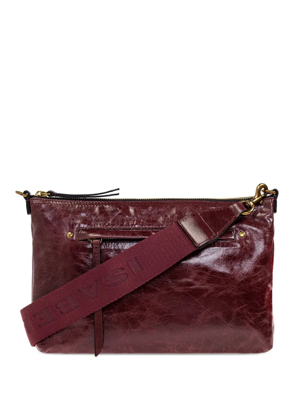 ISABEL MARANT leather logo-strap tote bag - レッド ISABEL MARANT leather logo-strap tote bag - レッド