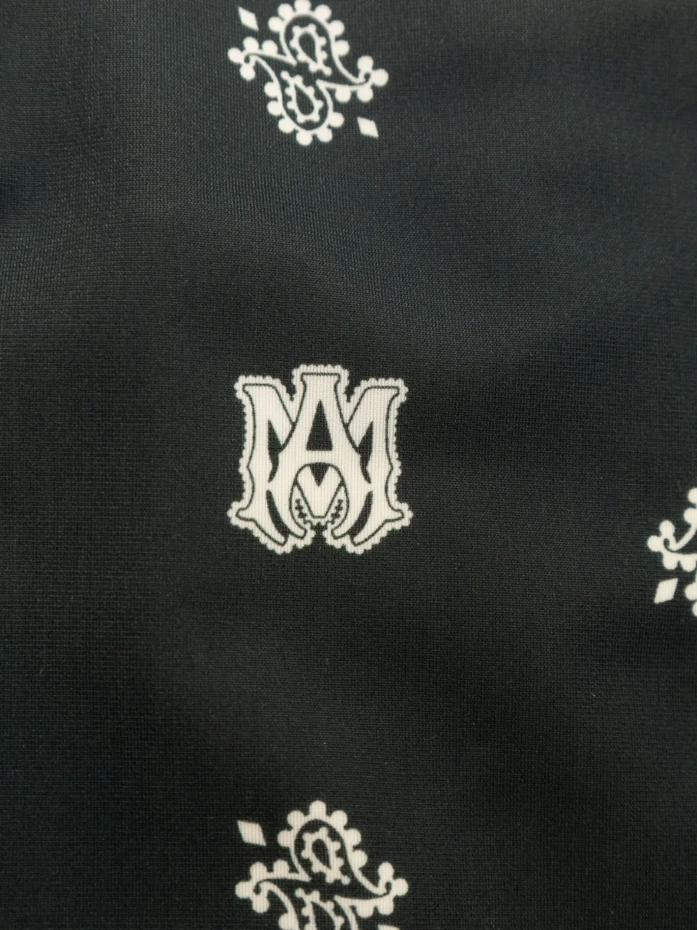 AMIRI KIDS Badpak met paisley-print en halternek Groen