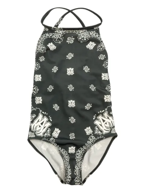 AMIRI KIDS Badeanzug mit Paisley-Print