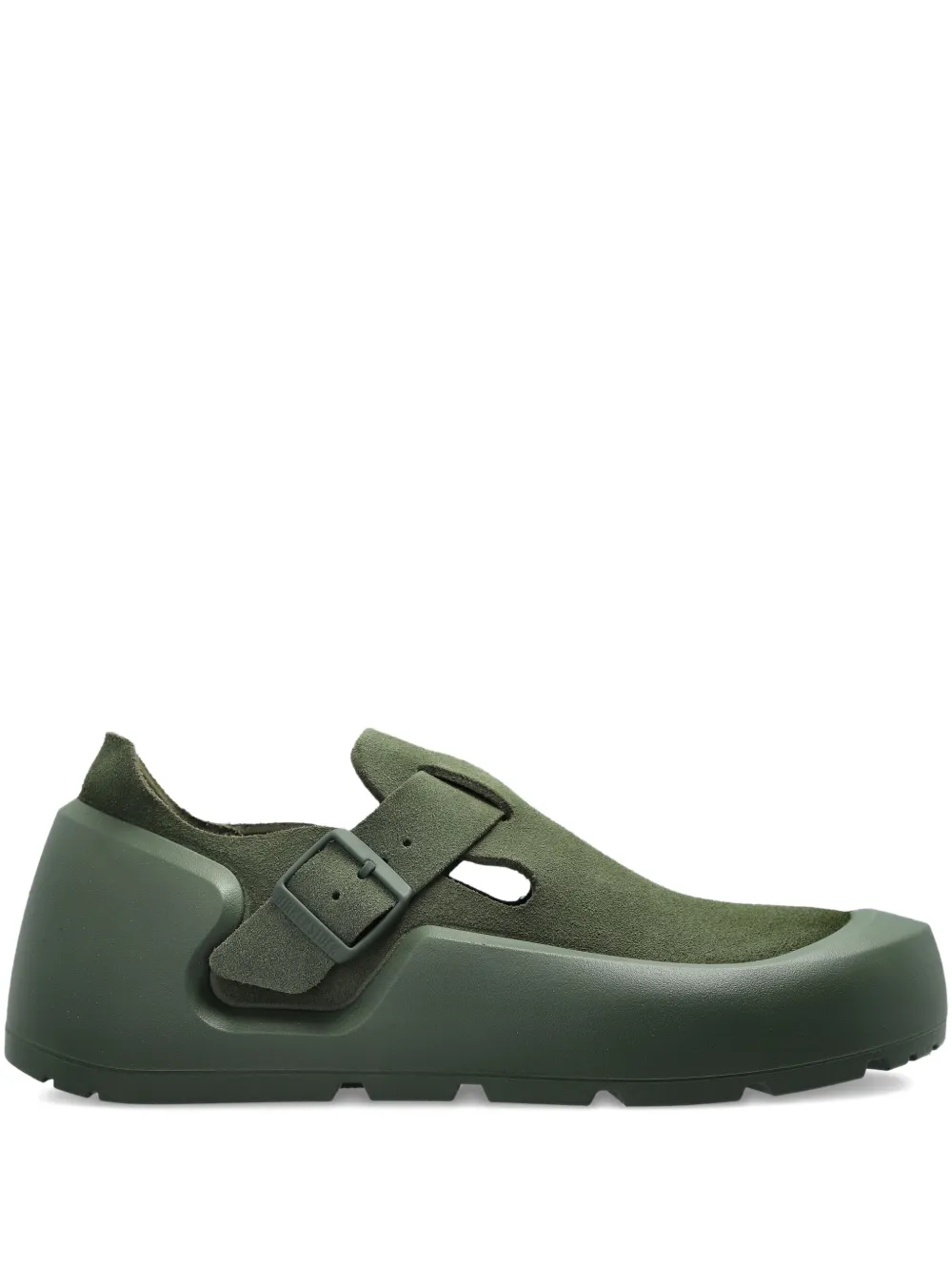 Birkenstock Reykjavik buckle-strap nubuck-leather sneakers Green