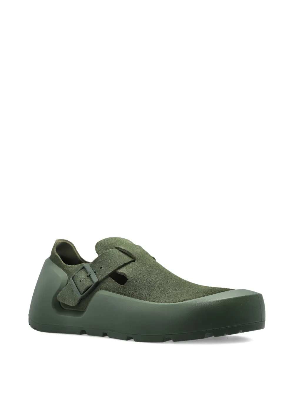 Birkenstock Reykjavik buckle-strap nubuck-leather sneakers Green