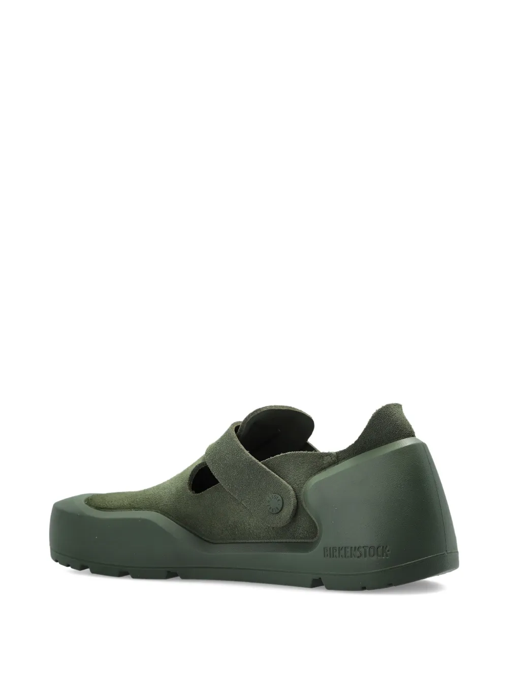 Birkenstock Reykjavik buckle-strap nubuck-leather sneakers Green