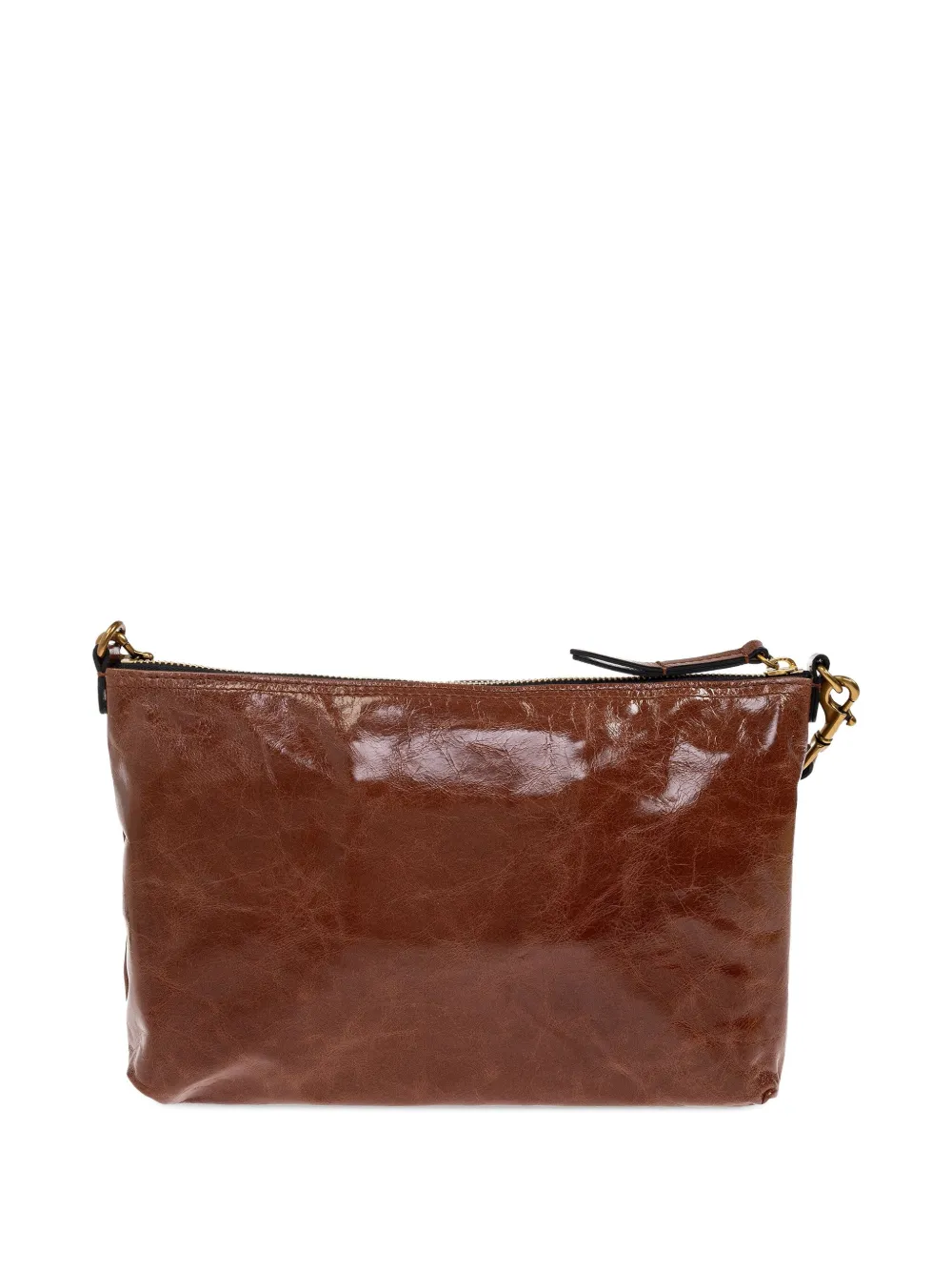 ISABEL MARANT Nessah leather zip-fastening bag Bruin