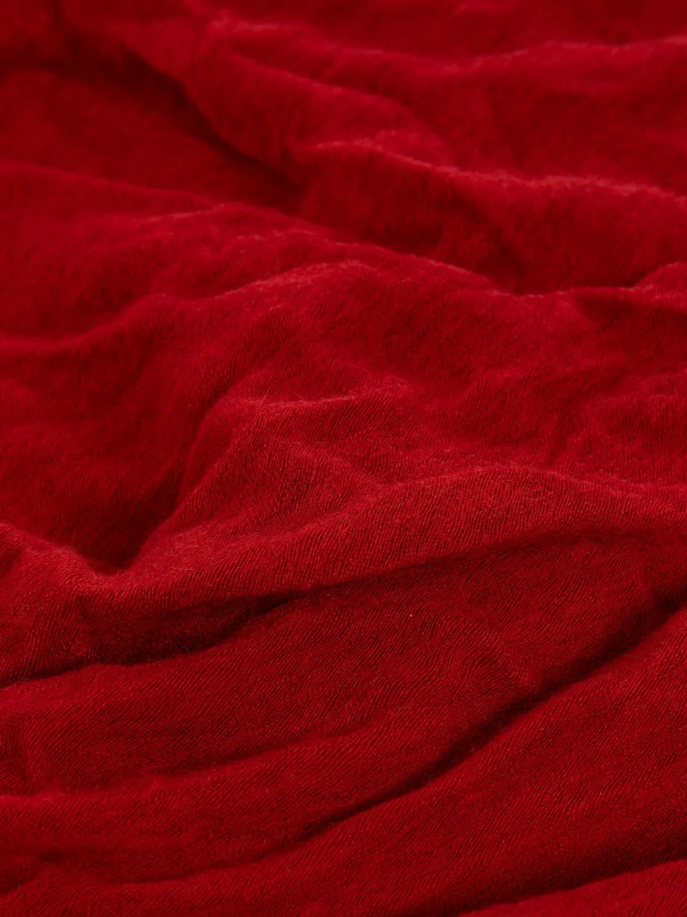 ISABEL MARANT raw-edge cashmere scarf Rood