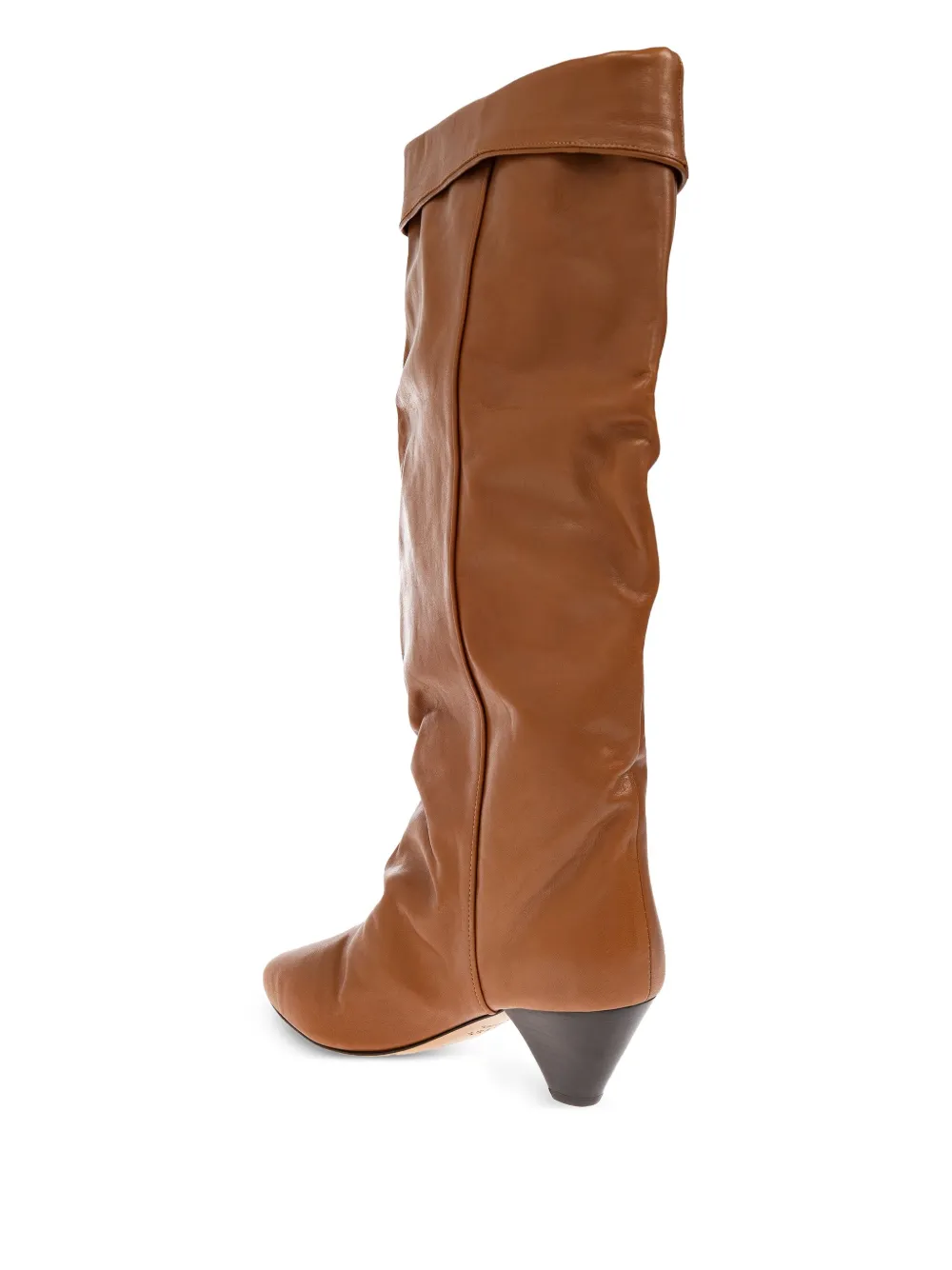 ISABEL MARANT 65mm Elita leather knee-high boots Brown