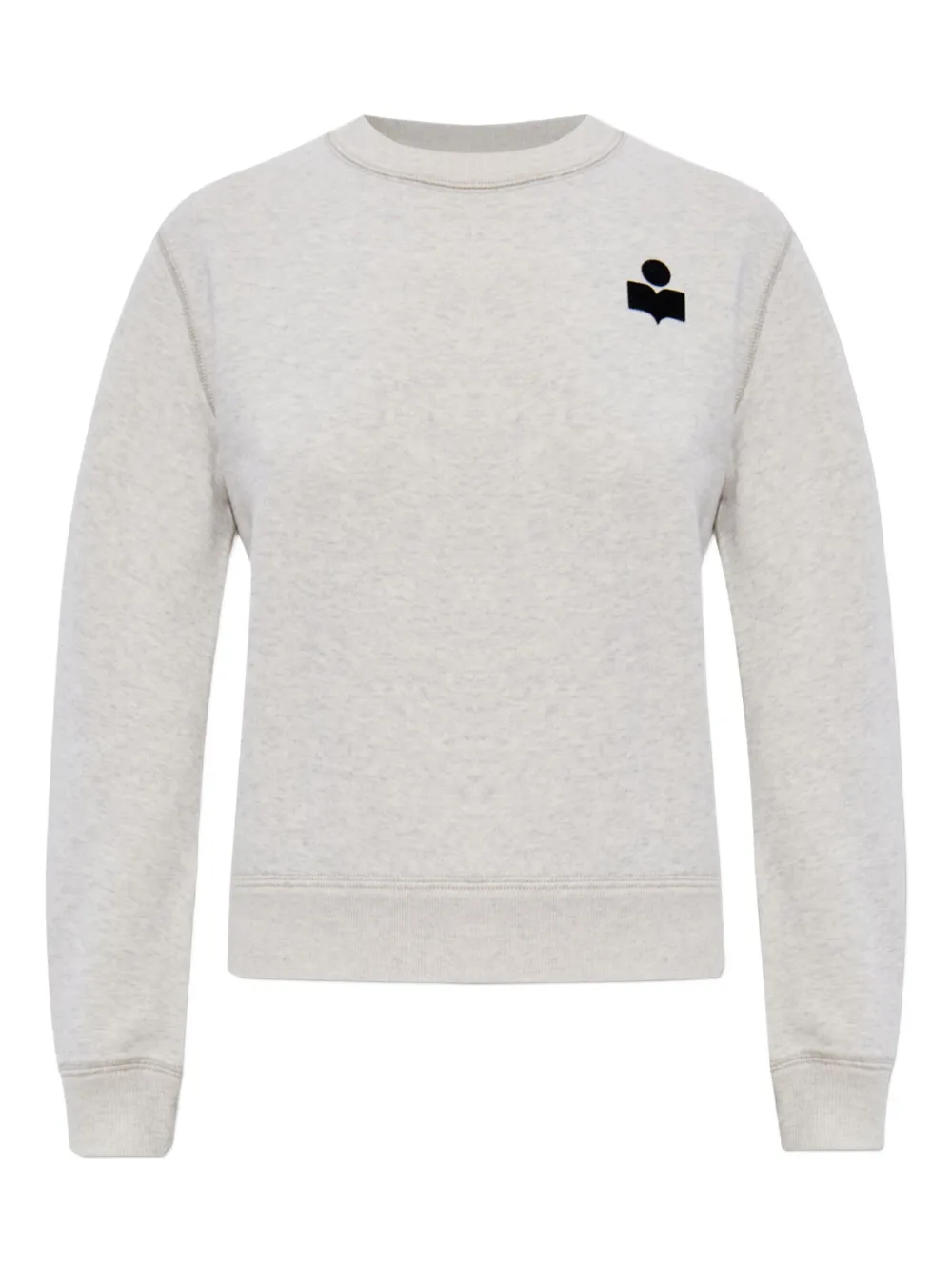 MARANT ÉTOILE logo-embroidered sweatshirt | Grey | Image 1