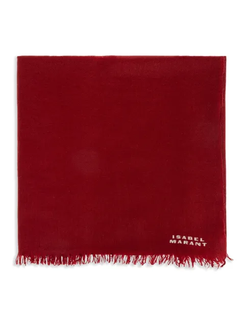 ISABEL MARANT fringed cashmere scarf