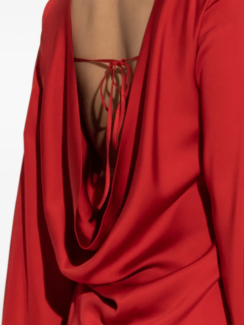 By Malene Birger mock-neck cocktail dress Rood