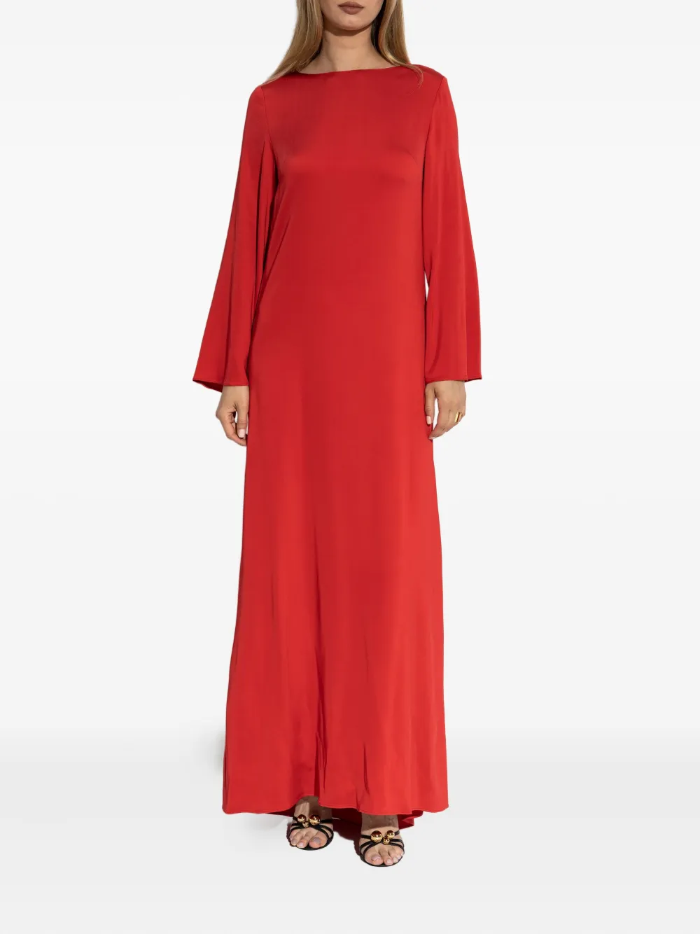 By Malene Birger mock-neck cocktail dress Rood