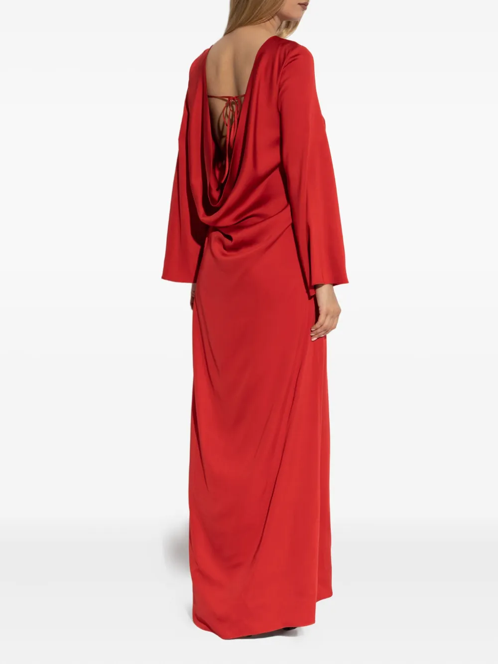 By Malene Birger mock-neck cocktail dress Rood