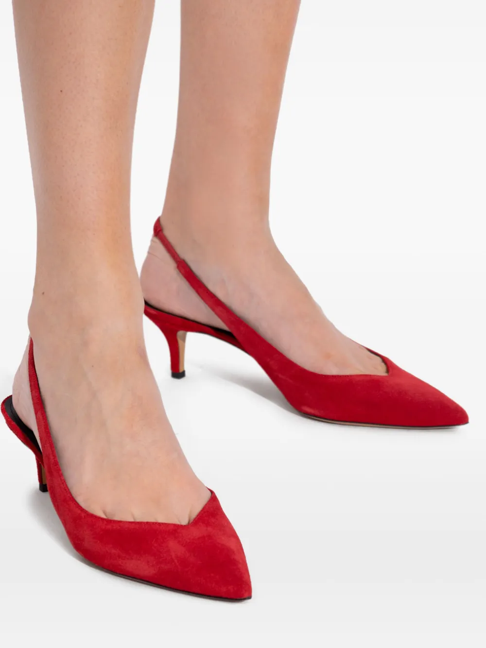 ISABEL MARANT 50mm Padim pumps Red