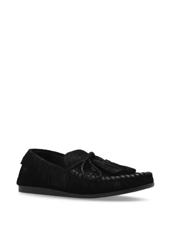 ISABEL MARANT Fitza Tassel Loafers | Black | FARFETCH