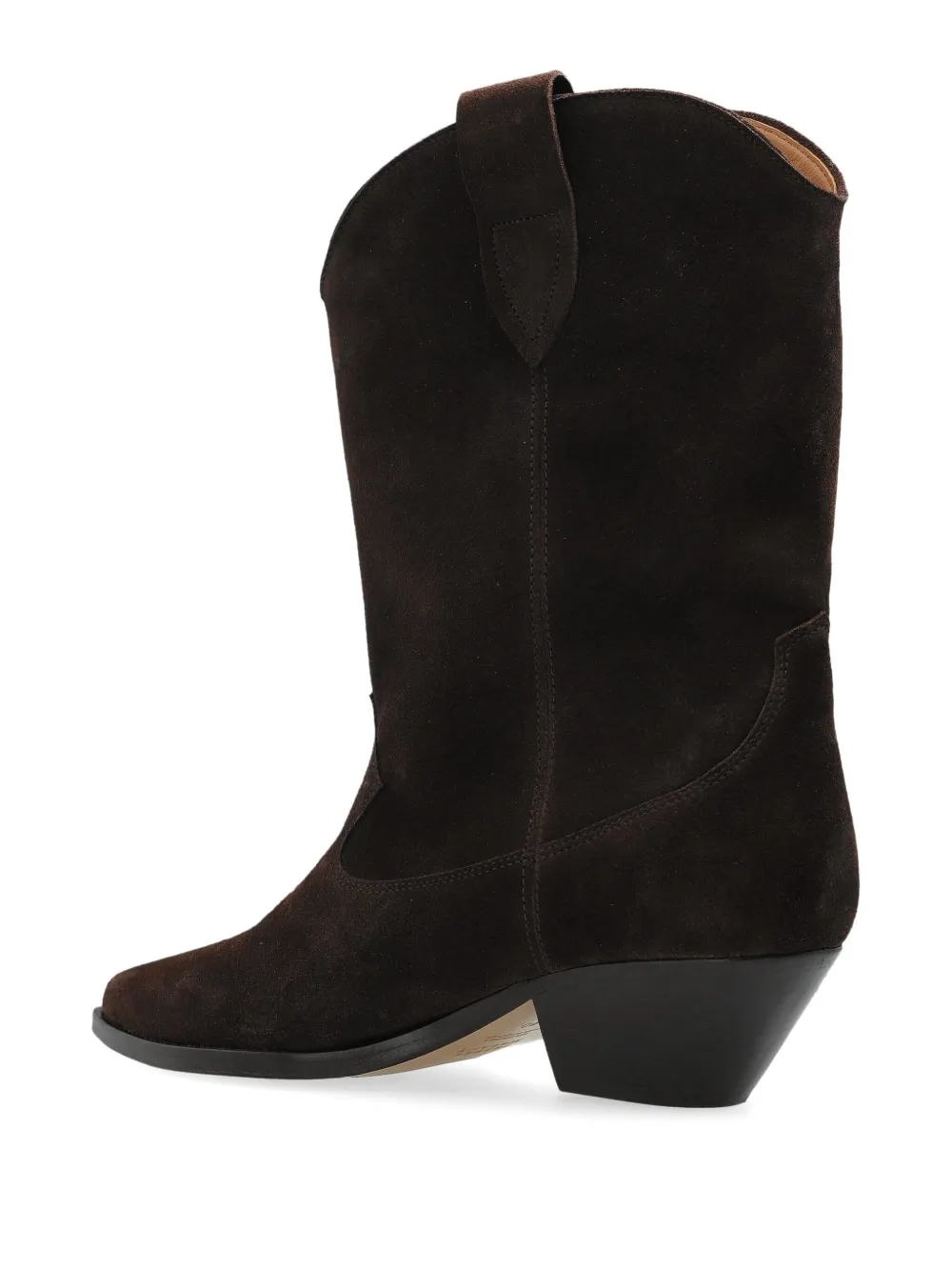 ISABEL MARANT 40mm Duerto pointed-toe suede cowboy boots Brown
