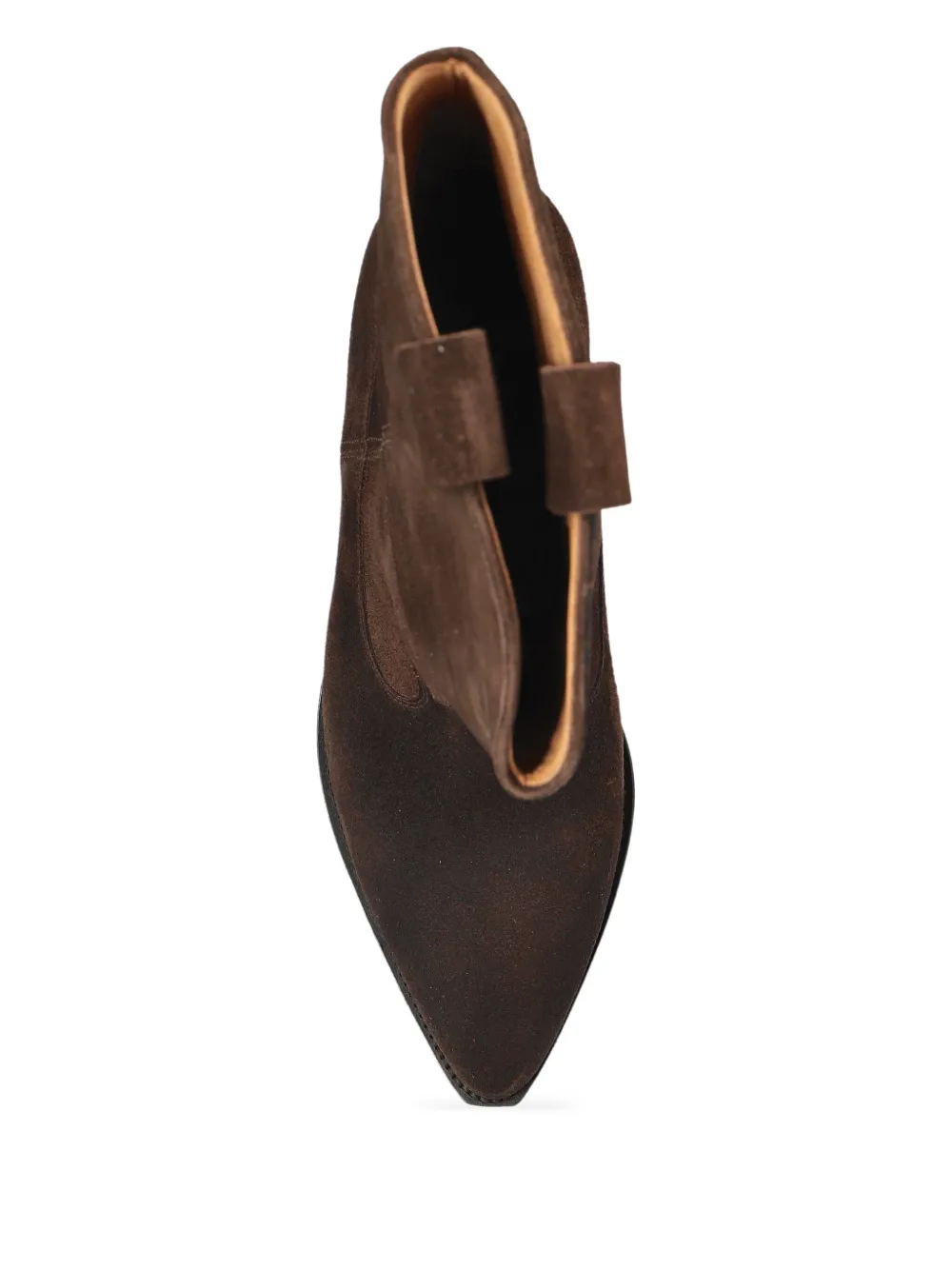 ISABEL MARANT 40mm Duerto pointed-toe suede cowboy boots Brown