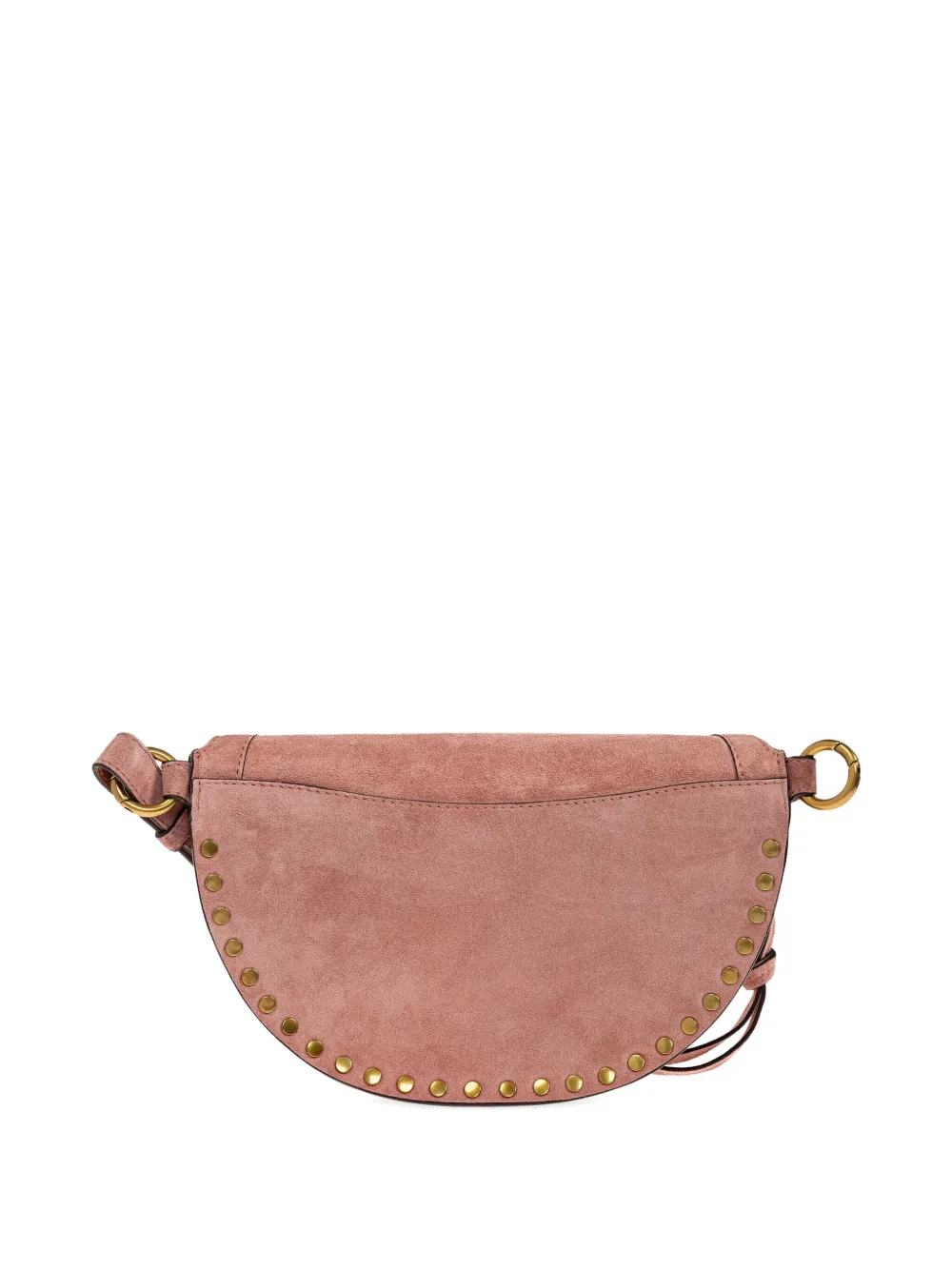 ISABEL MARANT Sikano studded belt bag Roze